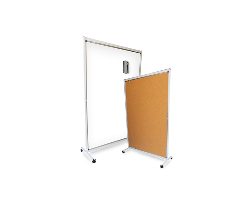 Biombo Metálico Cortiça / Cerâmico Magnético